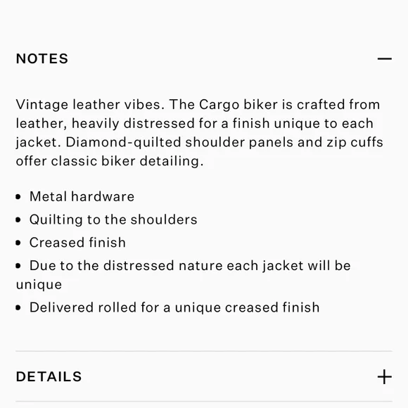 All saints leather jacket - Picture 7 of 7